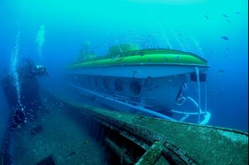 Żółta łódź podwodna – Submarine Safari