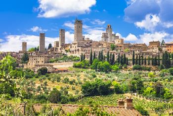 Piza, San Gimignano i Siena