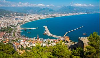 Prohlídka města Alanya při západu slunce (CZ)