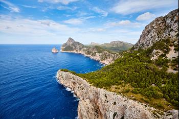 Poloostrov Formentor (z východní části ostrova)